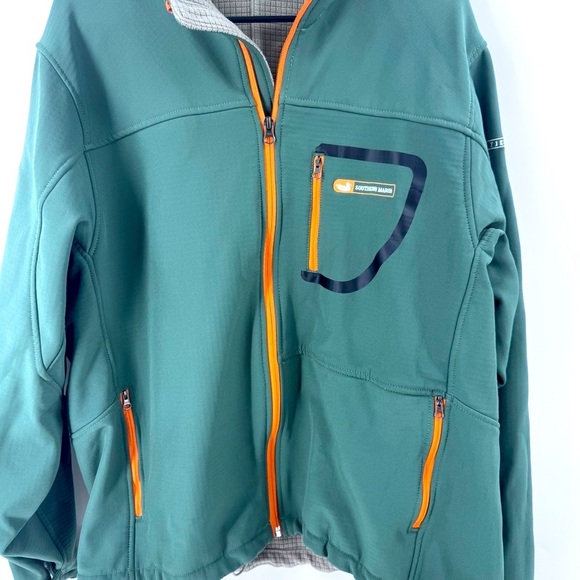 Southern Marsh Performance Jacket Green Orange - Picture 3 of 13